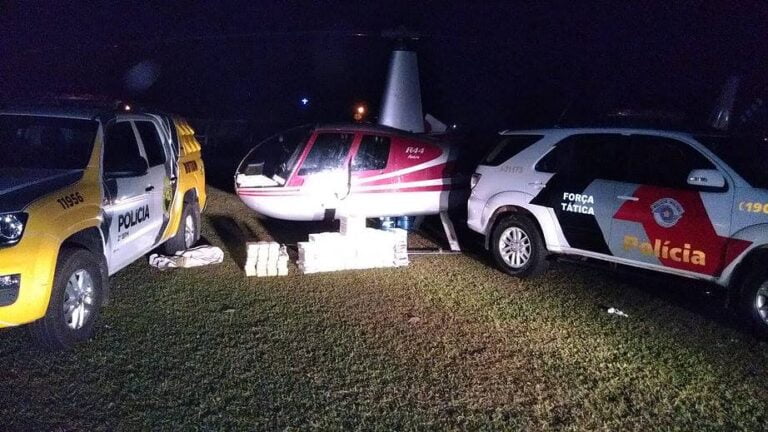 Tráfico internacional – Helicóptero carregado de drogas e pilotado por  rapaz de Vera Cruz faz pouso forçado em campo de futebol