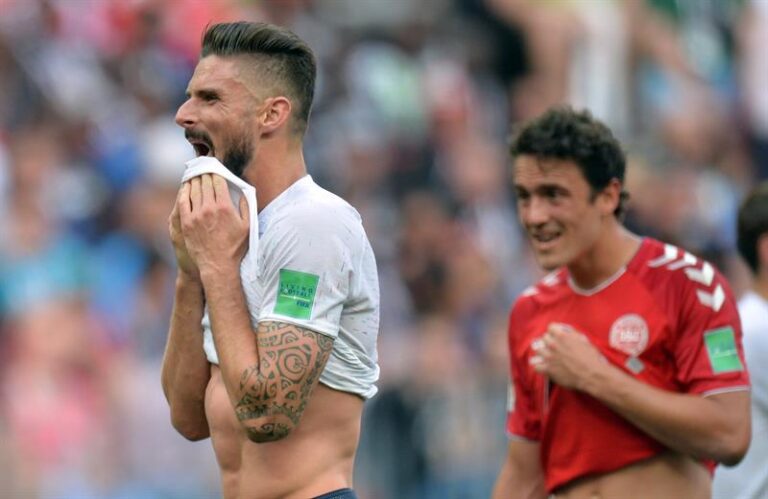 Copa da Rússia – Dinamarca e França empatam e se classificam em ‘jogo de compadres’