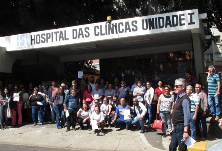 SAÚDE – Ato público cobra isonomia salarial e incorporação de gratificações de funcionários da Famema, em Marília