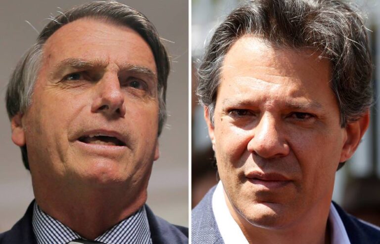 MAIS UMA – CNI/Ibope mostra estagnação de Bolsonaro, com 27%, e Haddad com 21%