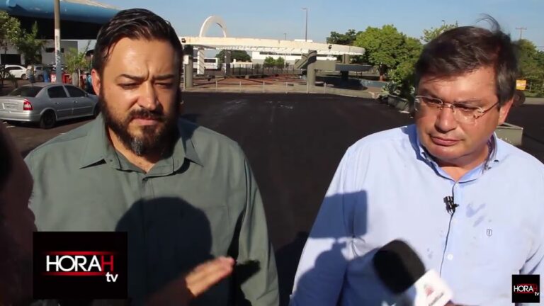 MELHORIAS – Prefeito confere recape no estacionamento da Rodoviária de Marília e manutenção necessária