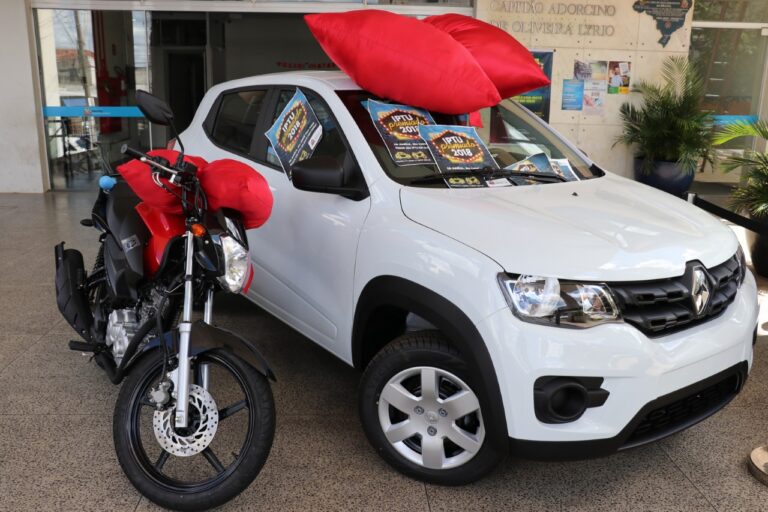 Dá tempo – IMPOSTO QUITADO ATÉ ESTA 5ª FEIRA DÁ DIREITO AO SORTEIO DE CARROS E MOTOS em Marília