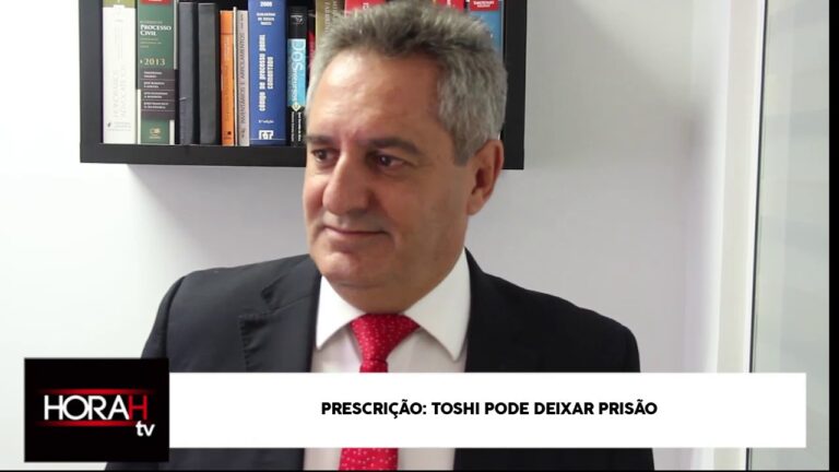 Reviravolta – ADVOGADO DIZ QUE PENA PODE ESTAR PRESCRITA E QUE TOSHI DEVE SER SOLTO