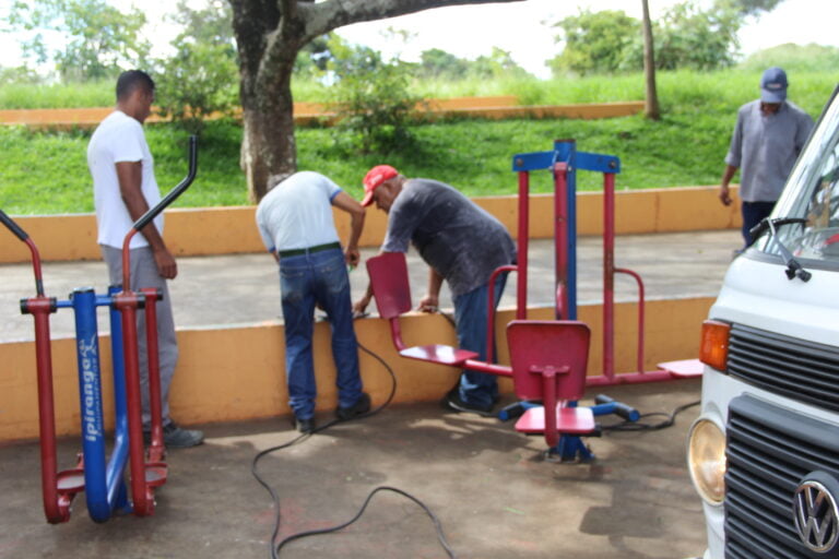 Jogo rápido – EQUIPAMENTOS DE ACADEMIA AO AR LIVRE DE LÁCIO SÃO RECUPERADOS APÓS VANDALISMO