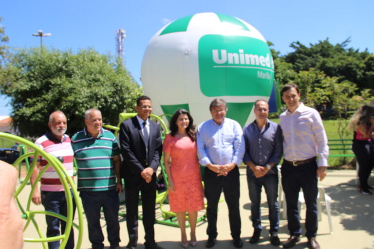 Parceria de Sucesso – MAIS UMA ACADEMIA AO AR LIVRE  É INAUGURADA PELA PREFEITURA E UNIMED MARÍLIA