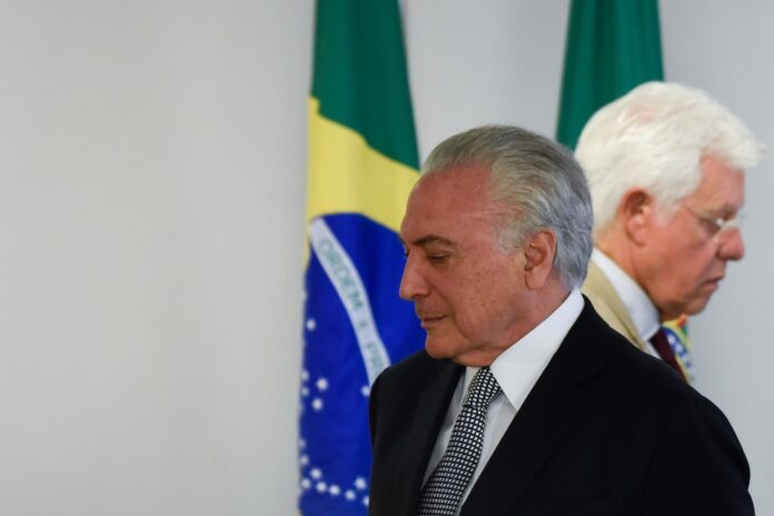 TEMER - e moreira franco - AFP