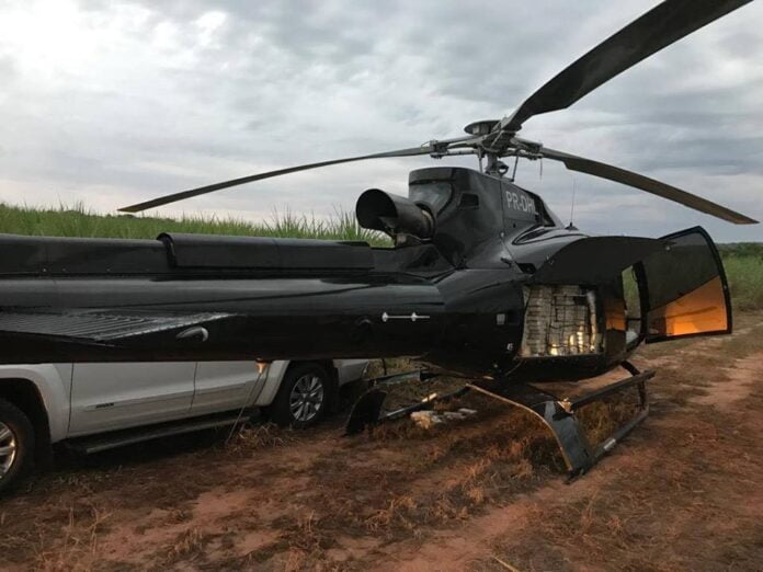 helicóptero com cocaína 1