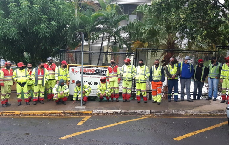 Solidariedade – FUNCIONÁRIOS DA EIXO SP REALIZAM DOAÇÃO DE SANGUE