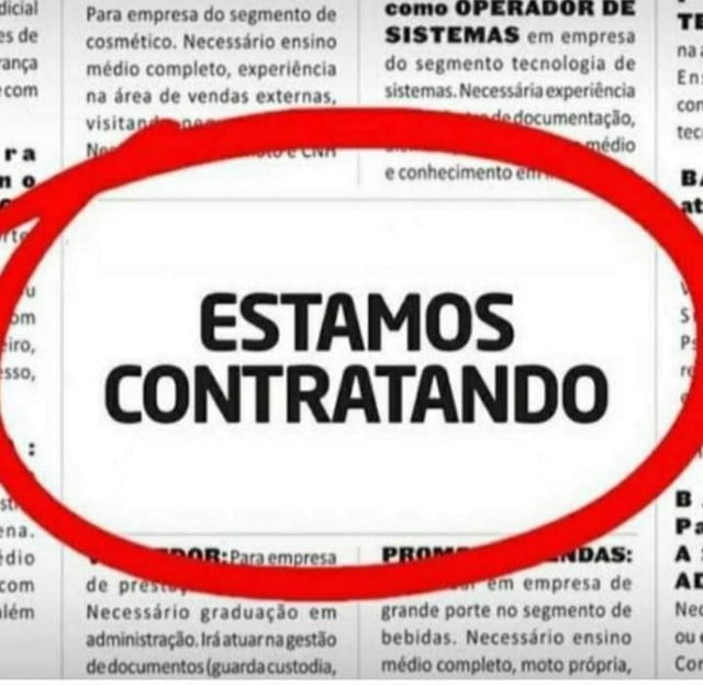 Vagas – BOAS OPORTUNIDADES PARA JAÚ E REGIÃO.