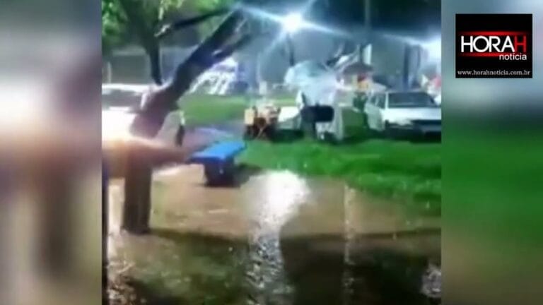 Aguaceiro no Parque: “A gente precisa trabalhar!”, desabafa ambulante