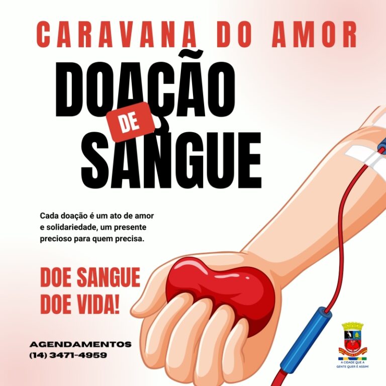 Garça realiza Caravana do Amor de doação de sangue