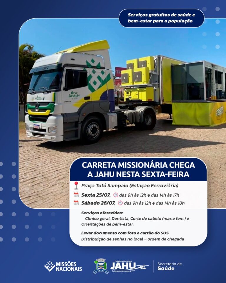 Jau recebe “Carreta Missionária”