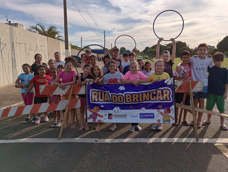 Marilia realiza o projeto “Rua do Brincar”