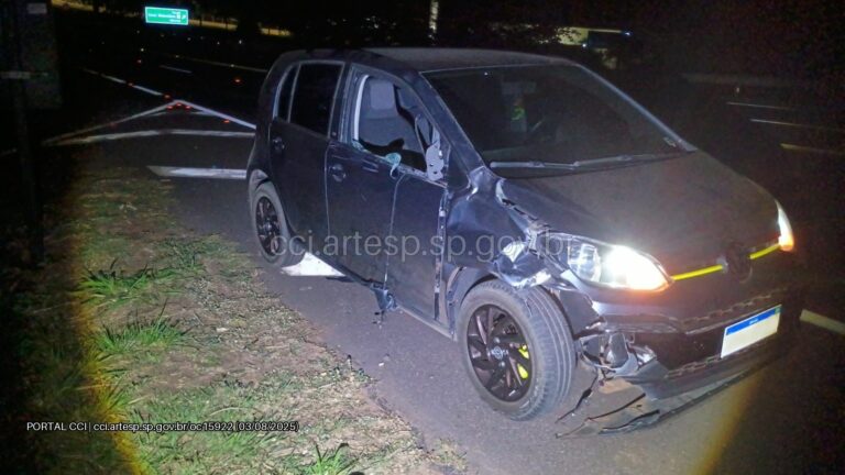 Mulher morre atropelada na SP-294 em Tupã