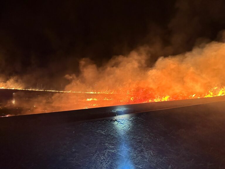 Incêndio atinge 95 mil m² de vegetação em Marília e mobiliza Bombeiros