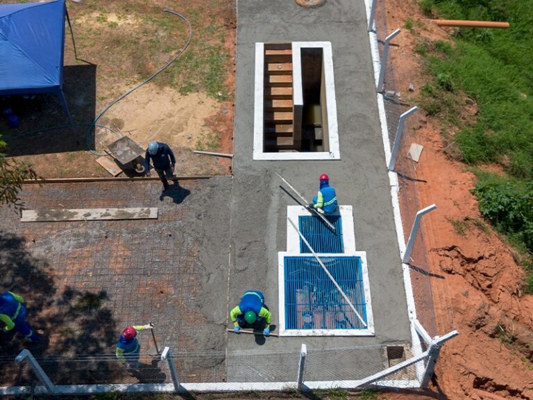 RIC Ambiental executa obras de revitalização em Estação Elevatória de Esgoto no bairro Maracá