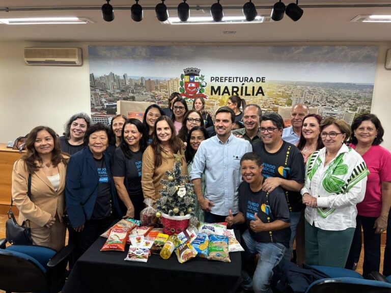 Campanha Natal Solidário 2025 é lançado em Marília