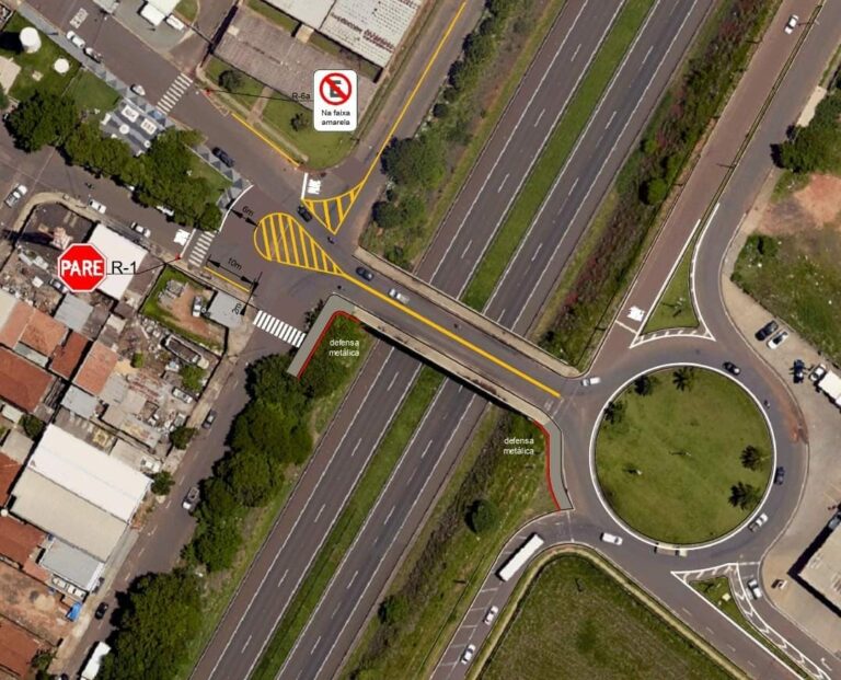 MOBILIDADE URBANA: Obras no viaduto da Rua João Caliman exigem atenção de motoristas