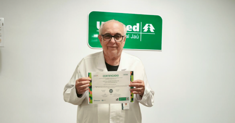 Hospital Unimed Regional Jaú alcança Selo Diamante e entra na elite da segurança do paciente