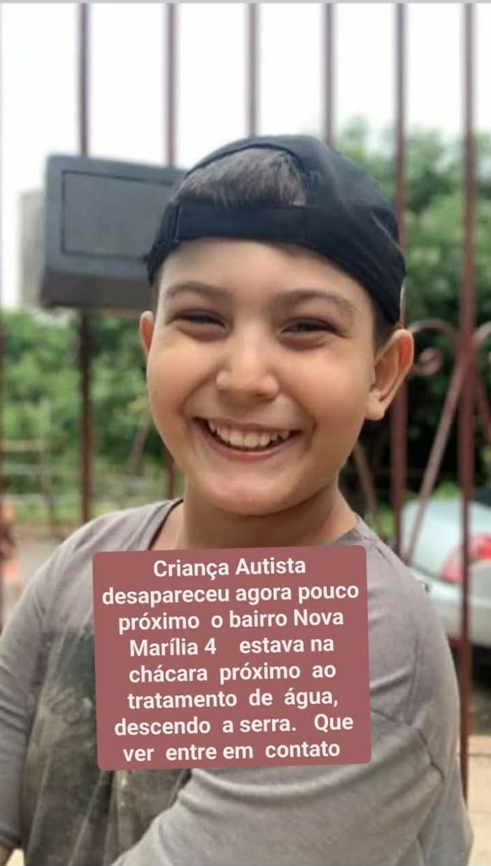 URGENTE: Família busca por João Raspante Neto, desaparecido na Zona Sul de Marília