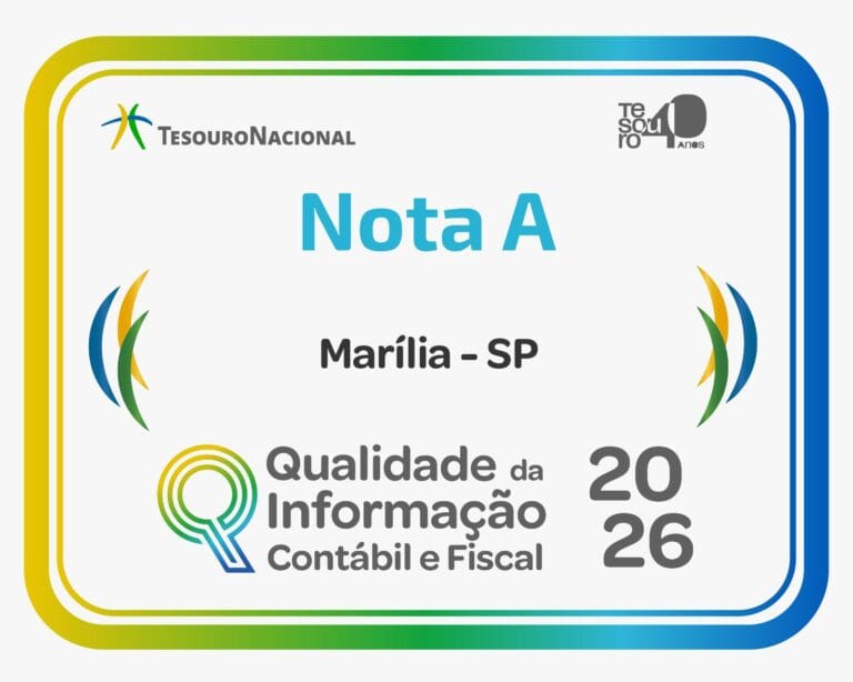 EXEMPLO NACIONAL: Marília brilha e garante ‘Nota A’ máxima em prestigiado ranking do Tesouro Nacional
