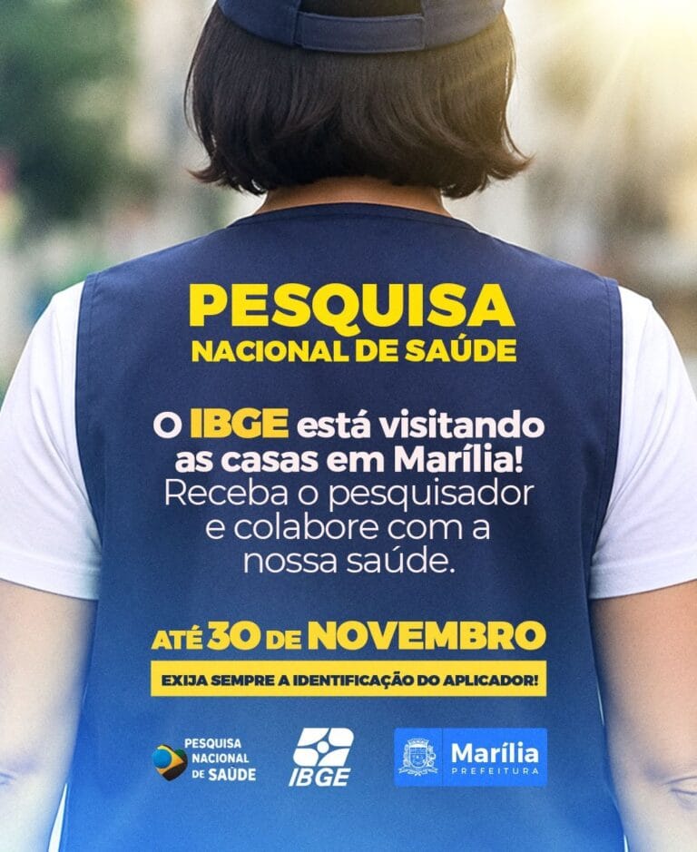Marília é selecionada para grande raio-X da saúde pública nacional; saiba como vai funcionar